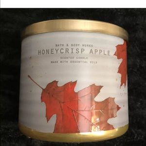 NEW! (2) - B&BW HONEYCRISP APPLE 3-Wick Candles